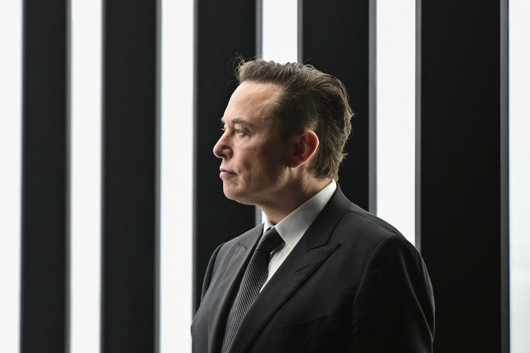 Elon Musk • Crédit : AFP