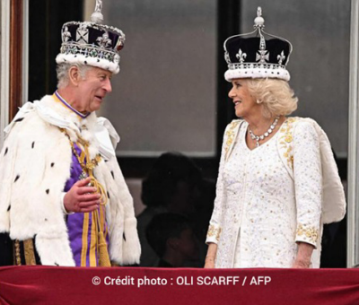 Le couronnement de Charles III et de Camilla comme roi et reine consort de l'Angleterre | © Crédit photo : OLI SCARFF / AFP