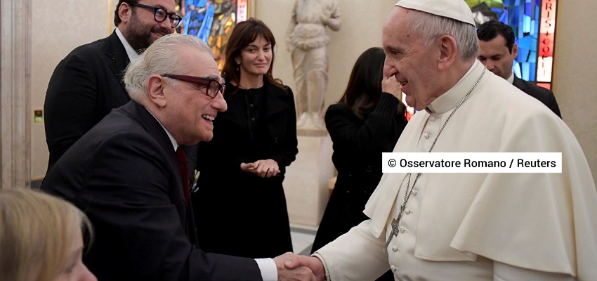 Martin Scorsese et le Pape | © Osservatore Romano / Reuters