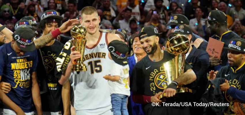 Les Nuggets de Denver, champions de la NBA (2022-2023) | © K. Terada/USA Today/Reuters