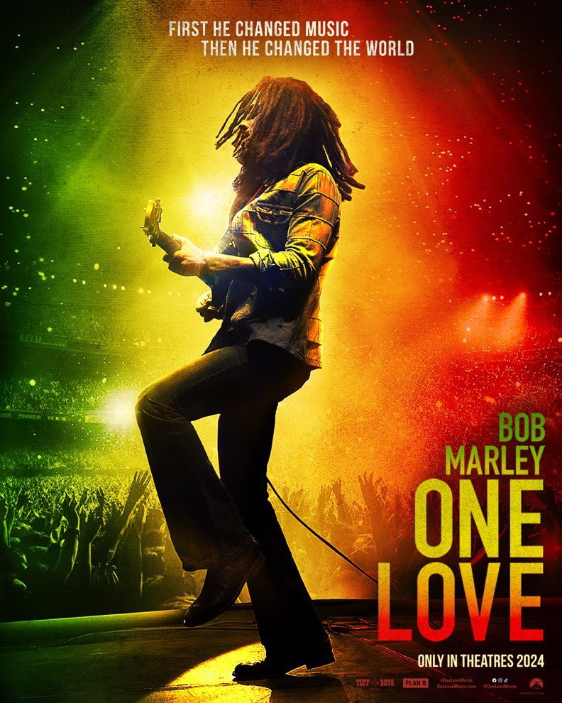 Affiche promotionnelle du film "Bob Marley : One Love"