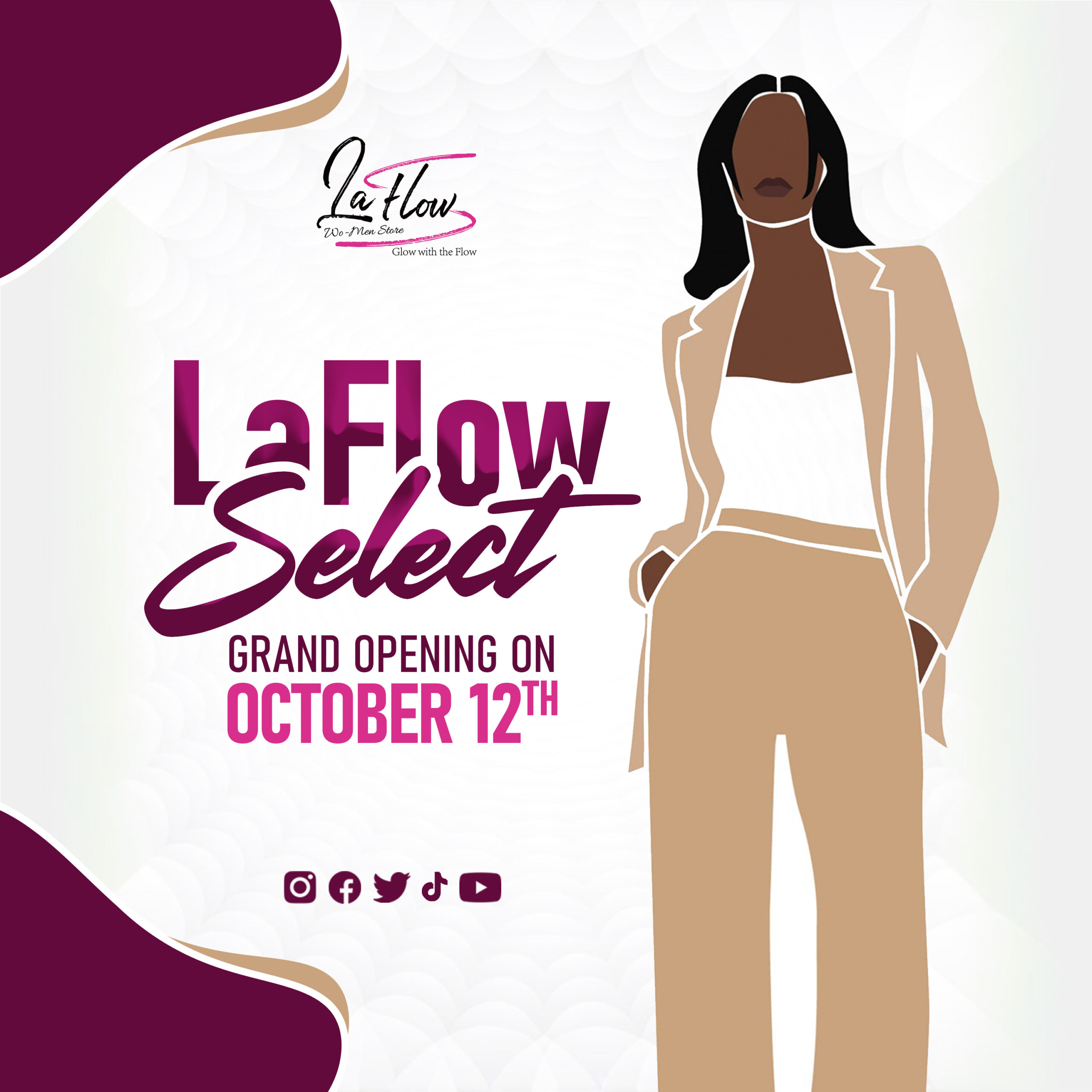 LaFlow Select sera inauguré le12 Octobre 2024. Restez connectés à travers Bèlide Magazine pour de plus amples informations