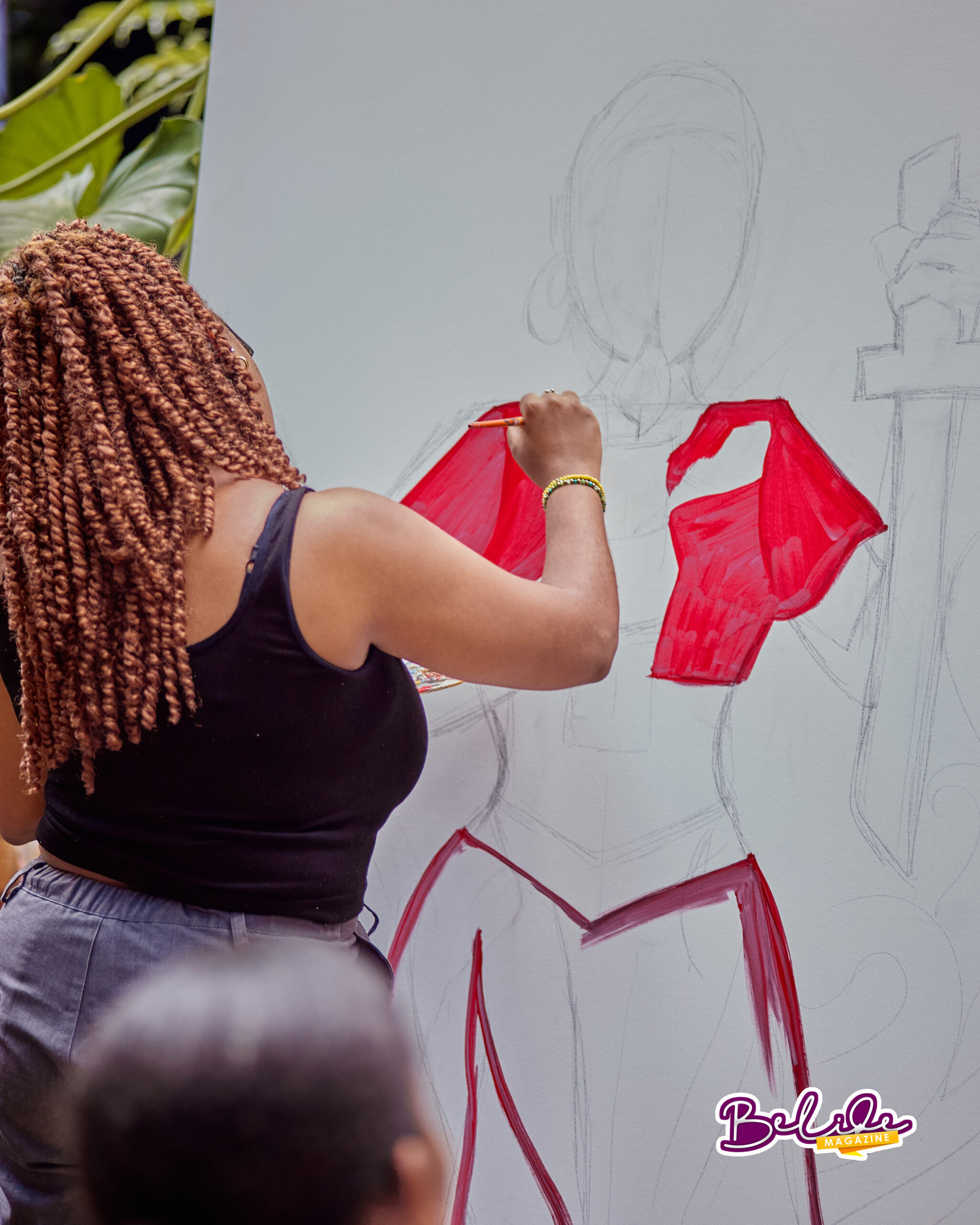 Live Painting Vicky O! | Foto : Encrimage / Bèlide Magazine