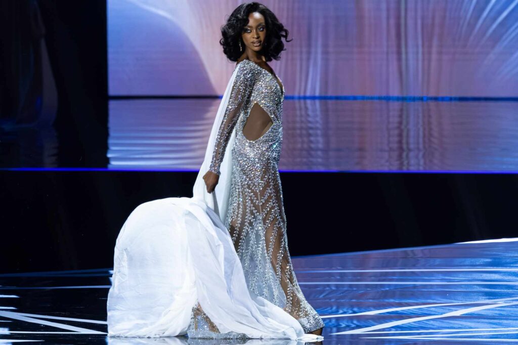 Melissa Sapini aux préliminaires de Miss Universe le 19 novembre 2025 à Bangkok | © Photo : Mohan Raj/Getty