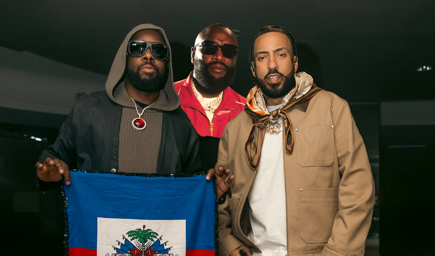 Wyclef Jean, Rick Ross et French Montana | © Photos : Nickey Jules / JB Tai