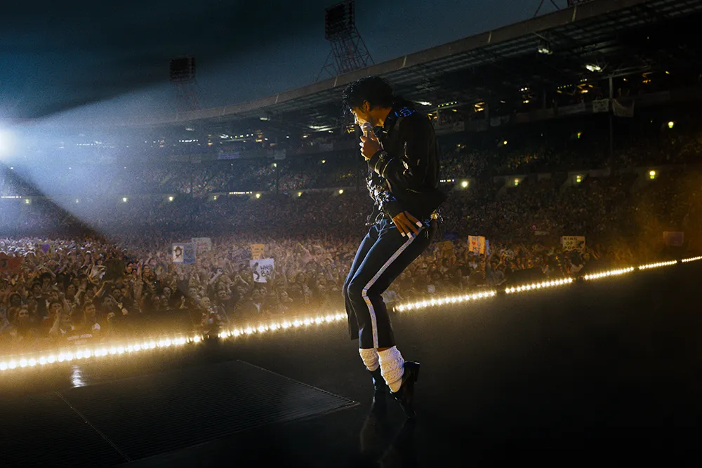 Jaafar Jackson dans le rôle de Michael Jackson | © Photo : Lionsgate