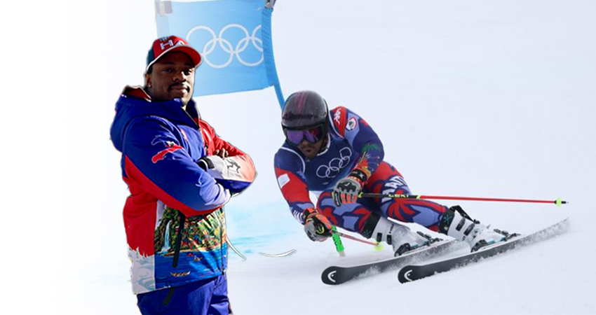 Richardson Viano en finale du slalom géant : Haïti brille sur la neige | ©️[Dustin Satloff/Getty / Christian Petersen] Getty Images