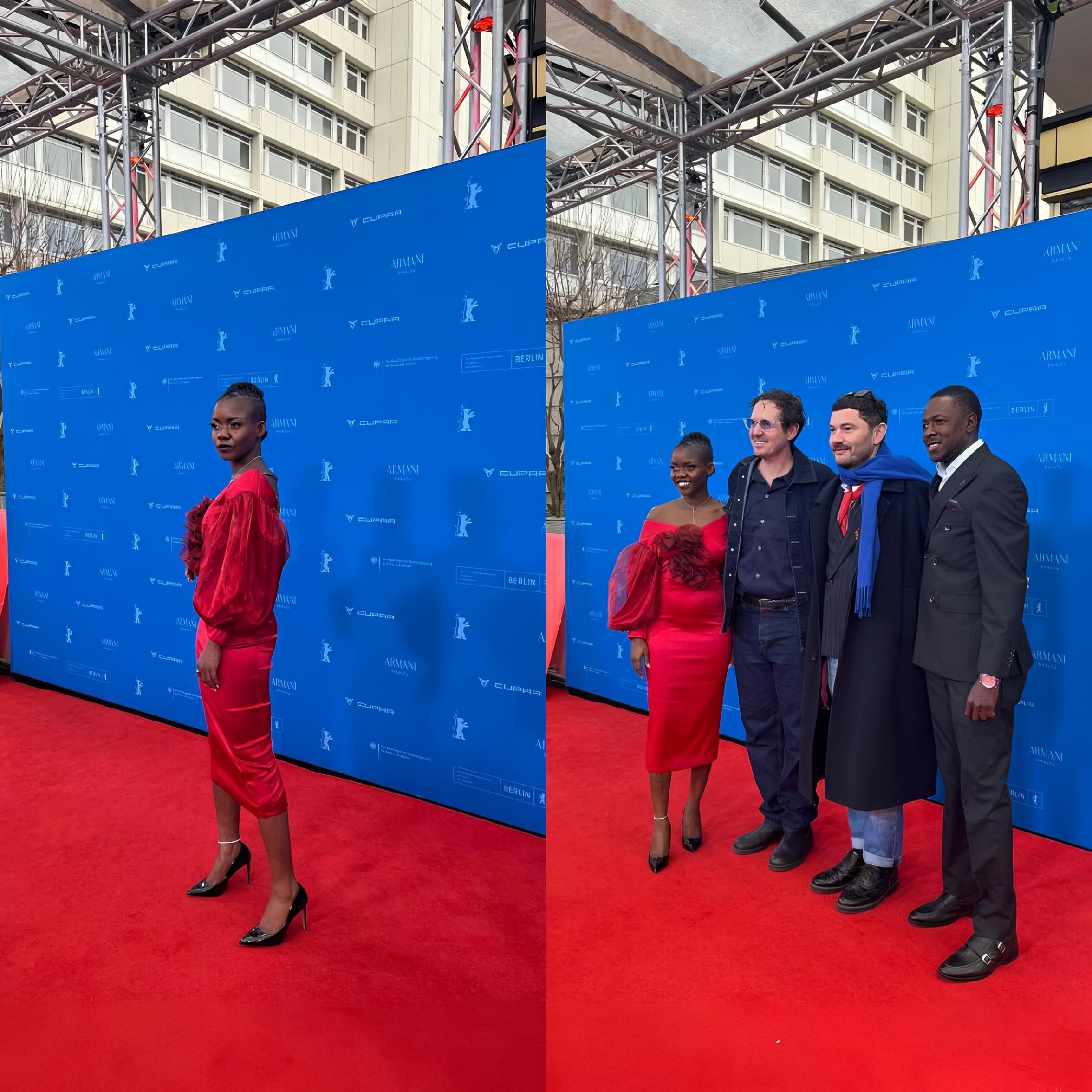 Néhémie Bastien brille à la Berlinale 2026 | © Robe : Wiskaelle Gaella Bellevue / wiskaellegbellevue