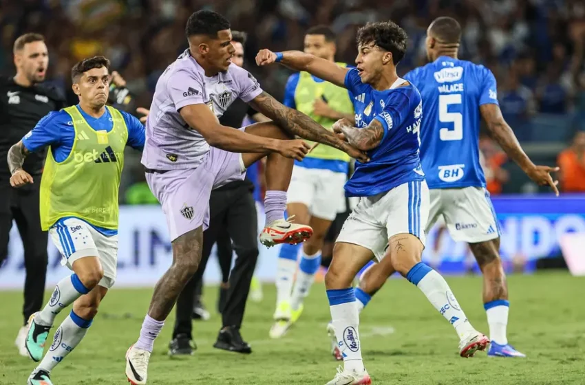  Brésil : une bagarre générale entre Cruzeiro et Atlético Mineiro se termine par un total de 23 cartons rouges