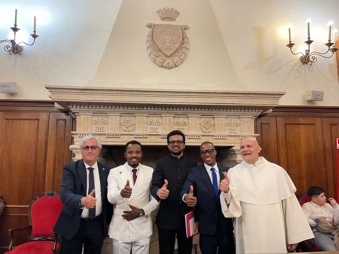 Jean Gardy Charles honoré à Rome : la jeunesse haïtienne brille