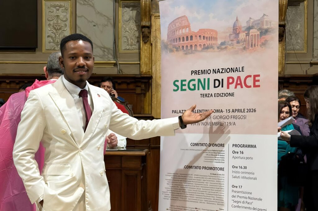 Jean Gardy Charles honoré à Rome : la jeunesse haïtienne brille