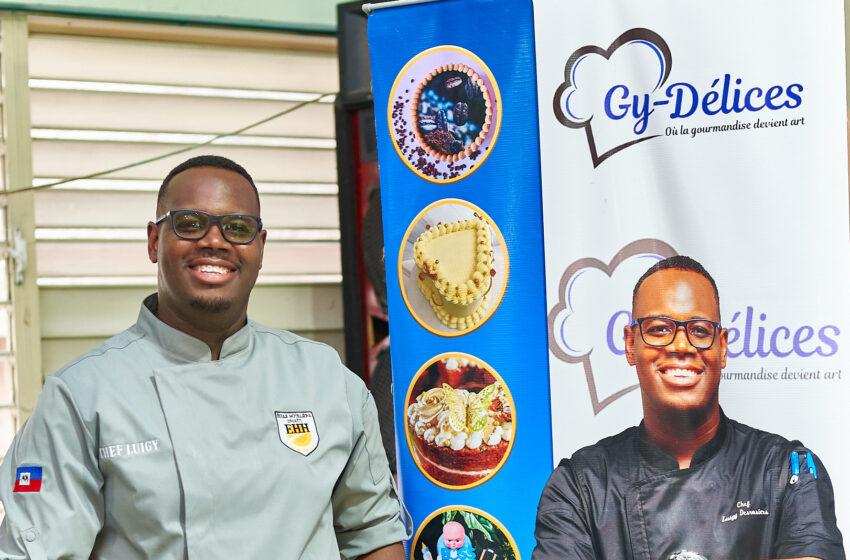  Luigy Desrosiers, véritable passionné de pâtisserie et porte-étendard d’une nouvelle génération de Chefs talentueux