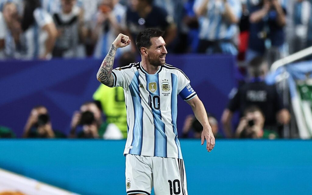 Lionel Messi lors du match d'ouverture de l'Argentine face à l'Algérie, pour la Coupe Du Monde 2026 | © FIFA
