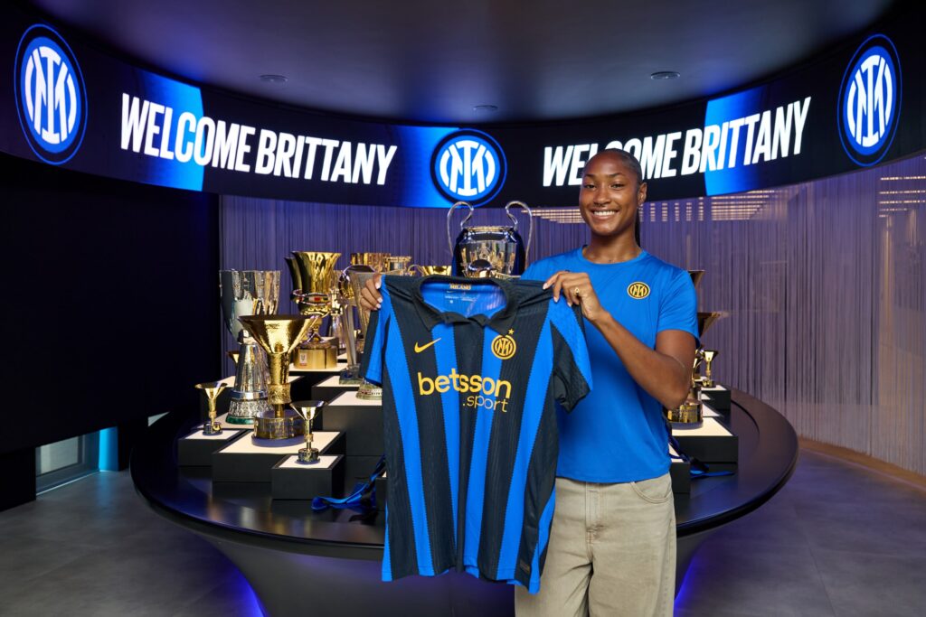 L'internationale haïtienne Brittany Raphino signe à l'Inter Milan | © Inter Women