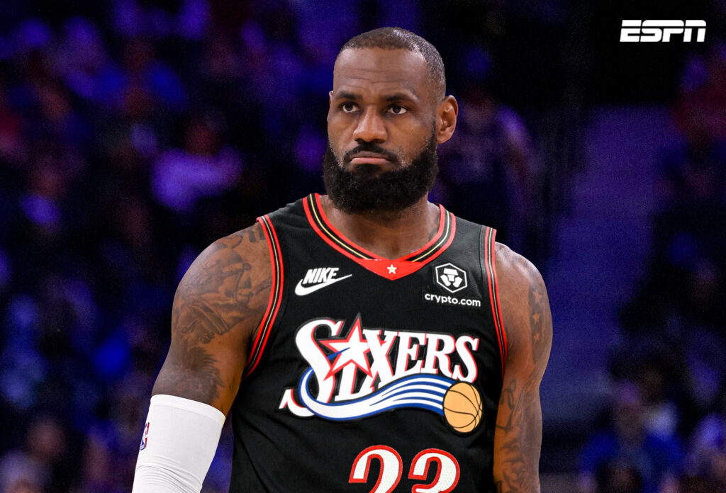 LeBron James rejoint les 76ers de Philadelphie | © ESPN