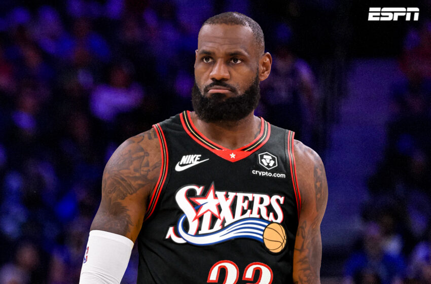 LeBron James rejoint les 76ers de Philadelphie | © ESPN