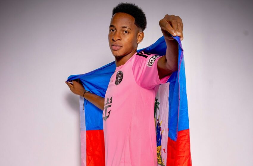 Le jeune haïtien Lovend’s Delinois signe avec l’équipe première d’Inter Miami