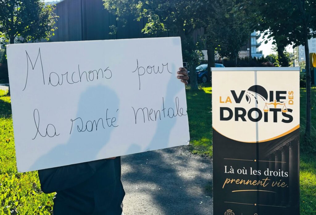 Marcher pour la santé mentale : une initiative de La Voie des Droits qui a touché des vies