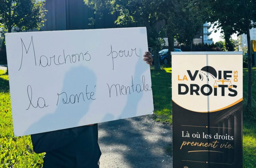Marcher pour la santé mentale : une initiative de La Voie des Droits qui a touché des vies