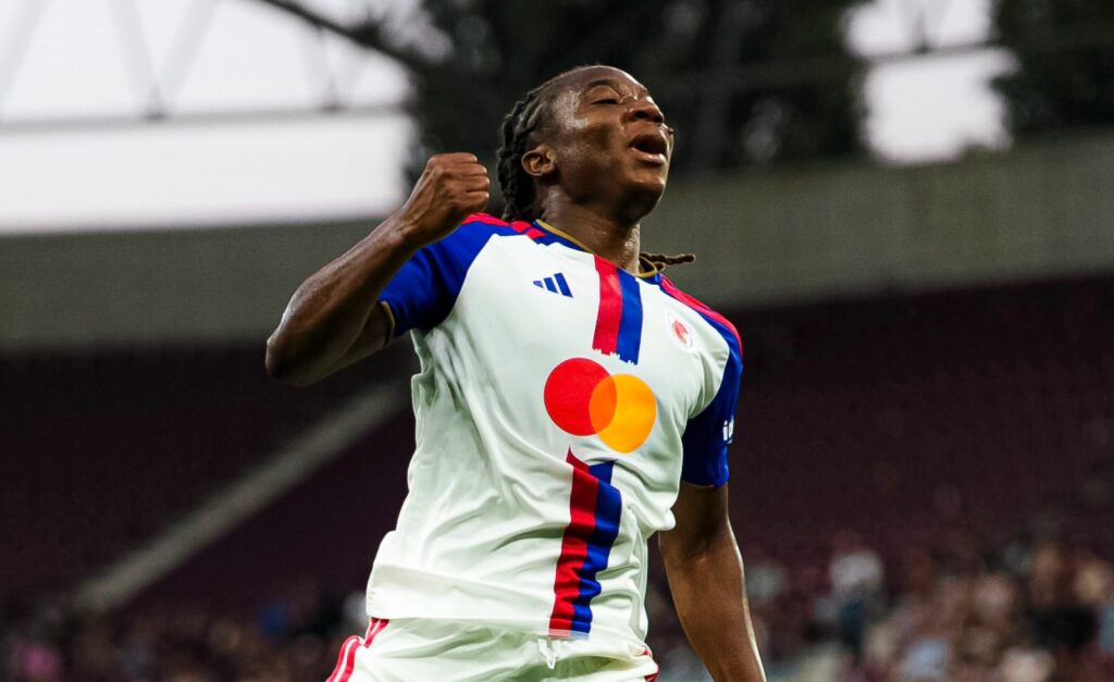 Melchie Dumornay signe un doublé pour son entrée en Ligue des champions - © Photo : UEFA Women’s Champions League